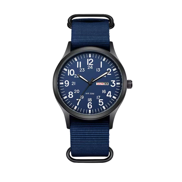 "Robuste Herren Outdoor Armbanduhr, wasserdicht, kratzfest, mit Edelstahlgehäuse und leuchtenden Zeigern, ideal für Abenteuer