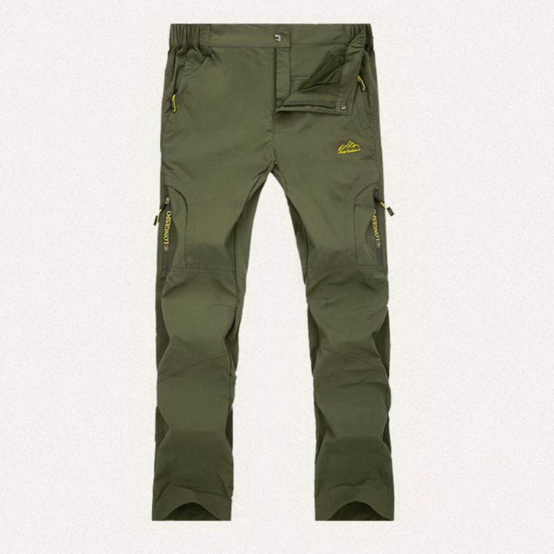 Robuste Outdoor-Cargohose mit schnell trocknendem Gewebe, praktischen Taschen und lockerer Passform für maximale Bewegungsfre