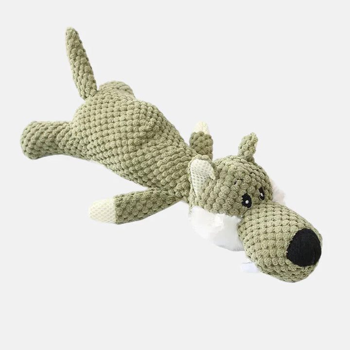 "Robustes Hundespielzeug aus widerstandsfähigem Material, ideal für Zahnpflege und kräftige Kauer, in leuchtendem Blau."