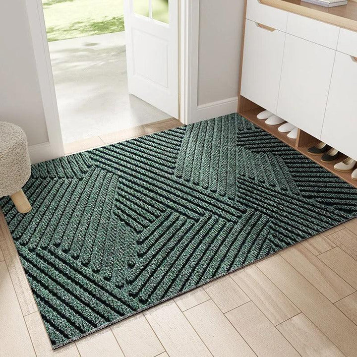 Rutschfeste CleanStep Fußmatte, Sandfänger, blau, für Innen-/Außenbereich; modernes Design, robuste PVC-Konstruktion.