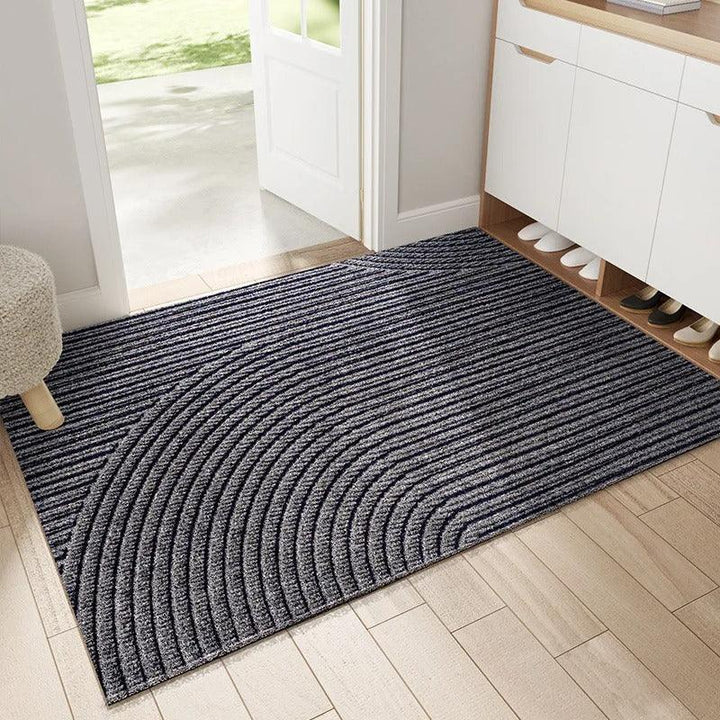 Rutschfeste CleanStep Fußmatte, Sandfänger, blau, für Innen-/Außenbereich; modernes Design, robuste PVC-Konstruktion.