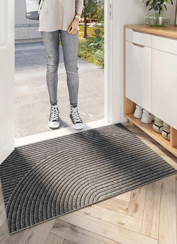 Rutschfeste CleanStep Fußmatte, Sandfänger, blau, für Innen-/Außenbereich; modernes Design, robuste PVC-Konstruktion.