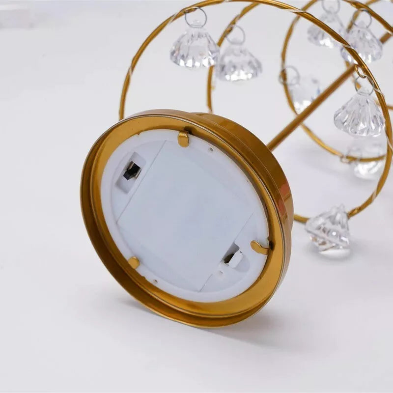 Weihnachtlicher LED-Tischbaum aus Acrylglas