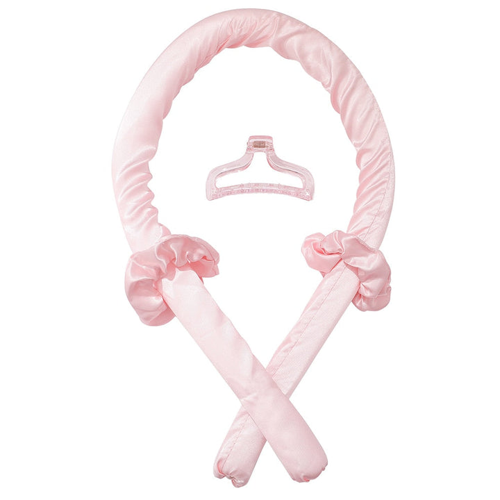 Sanfte Locken ohne Hitze: Flexibler, pinker Lockenwickler, ideal für weiche, voluminöse Locken über Nacht, schonend & einfach