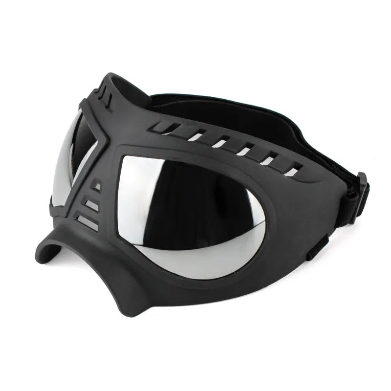 Schutzbrille für Hunde, UV-Schutz, winddicht, modernes Design, ideale Passform für Outdoor-Aktivitäten, komfortabel.