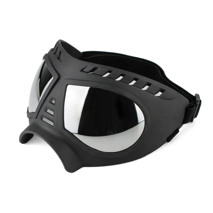 Schutzbrille für Hunde, UV-Schutz, winddicht, modernes Design, ideale Passform für Outdoor-Aktivitäten, komfortabel.