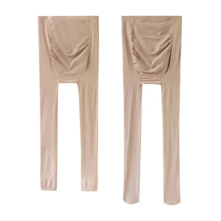"Schwangerschafts-Kompressionsstrumpfhose, anti-Schwellung, Schwarz, unterstützt Durchblutung, elegantes Design für Komfort."