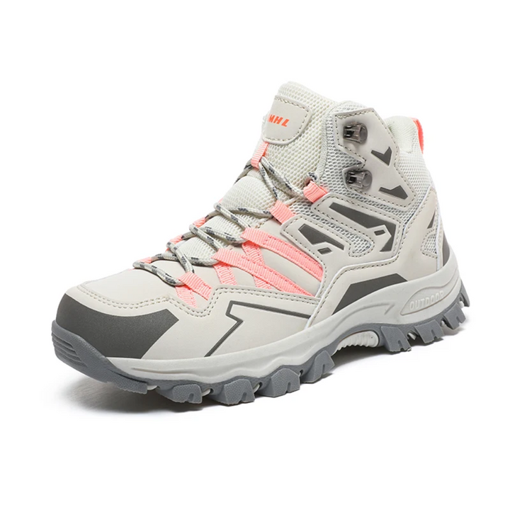 "Schwarze wasserdichte Unisex-Wanderschuhe mit robuster Sohle und atmungsaktivem Design für sicheren Halt und Komfort."