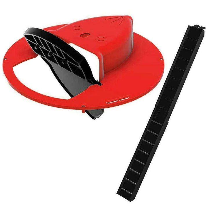 Selbstschließende Mausefalle in mehreren Farben, automatische Reset-Funktion, hygienisch, für Küche und Garten geeignet