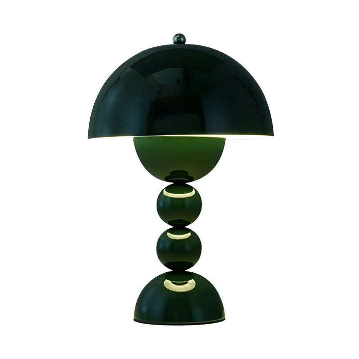 "Skandinavische Tischlampe mit dimmbarer LED, weiß, klarer Stil, ideal für Schlafzimmer oder Wohnzimmer, energieeffizient."