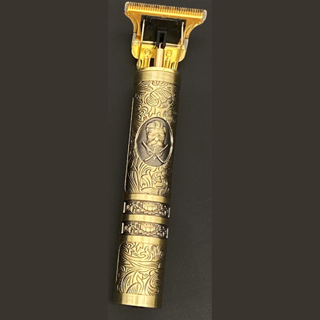 "Skulltrim Barttrimmer, wasserdichtes, ergonomisches Design, ideal für präzises Trimmen in Dusche, vielseitige Funktionen"