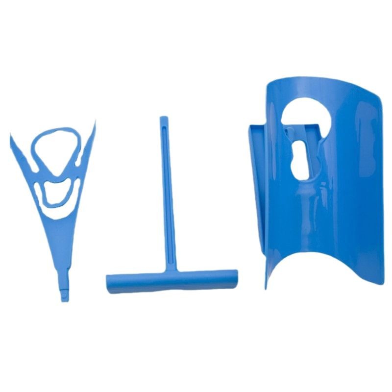 Socken Anzieh Hilfe für Senioren, ergonomisch geformt, einfaches Anziehen ohne Bücken, kompakt und tragbar.