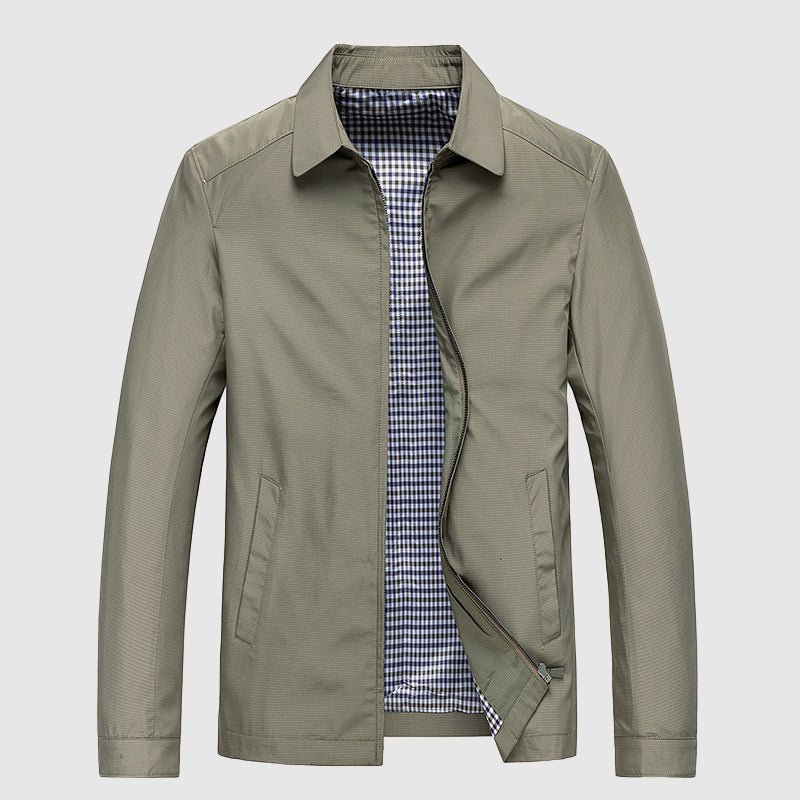 "Stilvolle blaue Noah Frühlingsjacke für Damen, eleganter Umlegekragen, leichter Polyesterstoff, perfekte Passform"