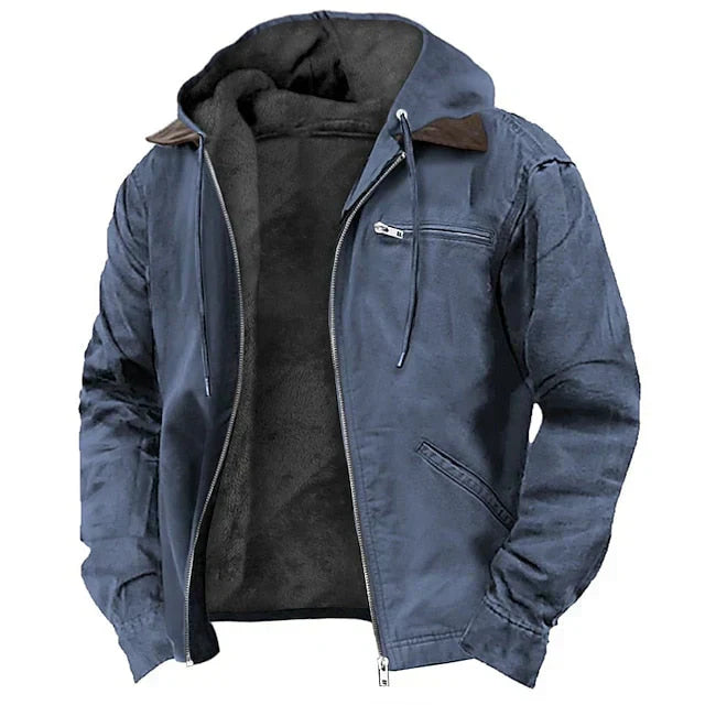 "Stilvolle Herren Outdoor Jacke Simon, wetterfest, modern designt, ideal für Stadt und Abenteuer."