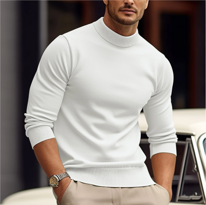 "Stilvoller Herren-Pullover aus weicher Baumwolle, klassisches Design, elegant und vielseitig für jeden Anlass."