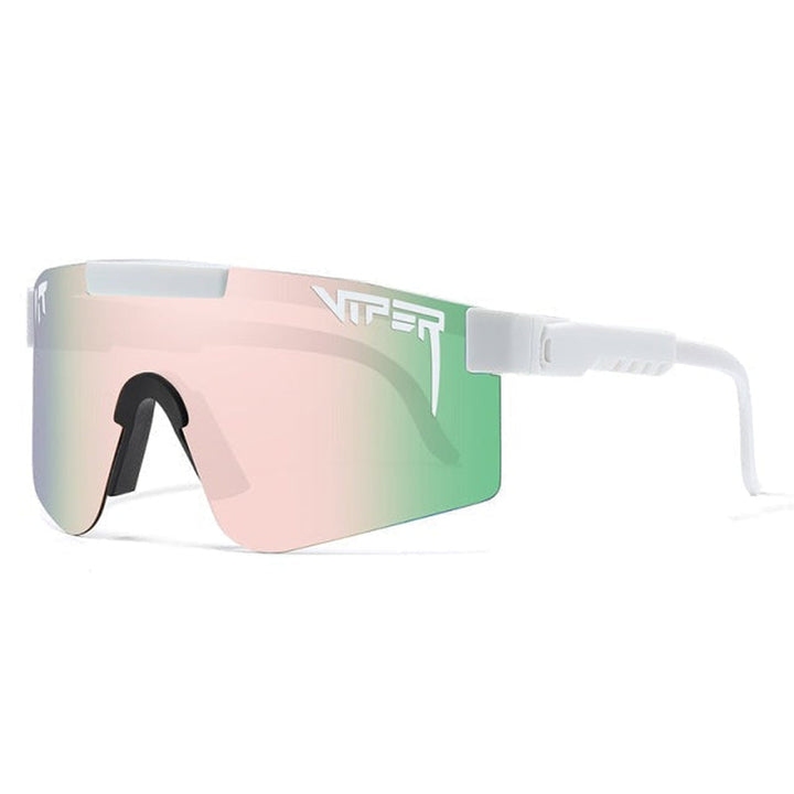 Stylische Damen-Sonnenbrille, polarisiert, UV-Schutz, orange Gläser, komfortabel, ideal für Outdoor-Aktivitäten.
