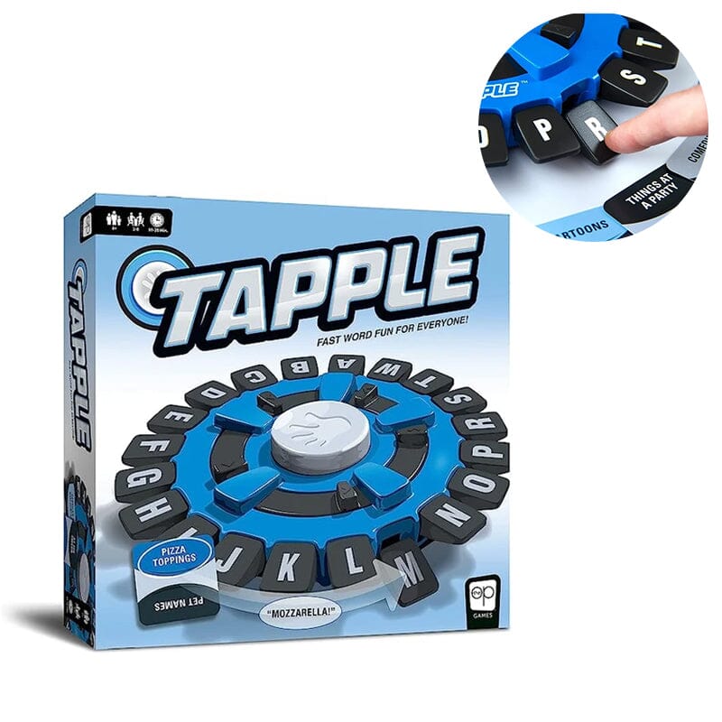 "Tapple™ Familienspiel: Tragbares Wortspiel, buntes Design, interaktive Spielerfahrung, ideal für kreative Spielabende"