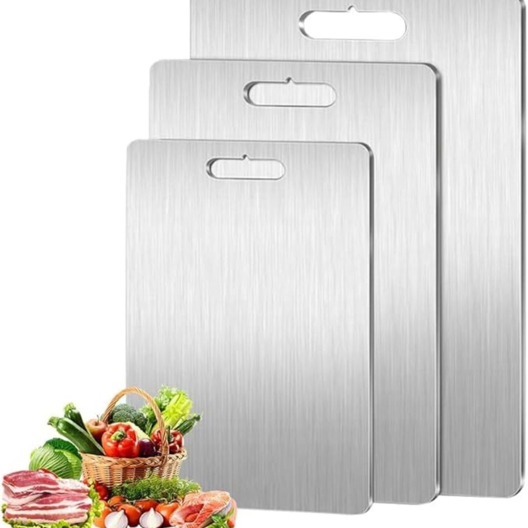 Titanium Schneidebrett, robust und hygienisch, modernes Design, antibakteriell, ideal für Küchenarbeiten, langlebig.