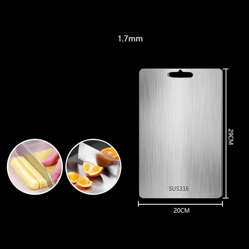 Titanium Schneidebrett, robust und hygienisch, modernes Design, antibakteriell, ideal für Küchenarbeiten, langlebig.