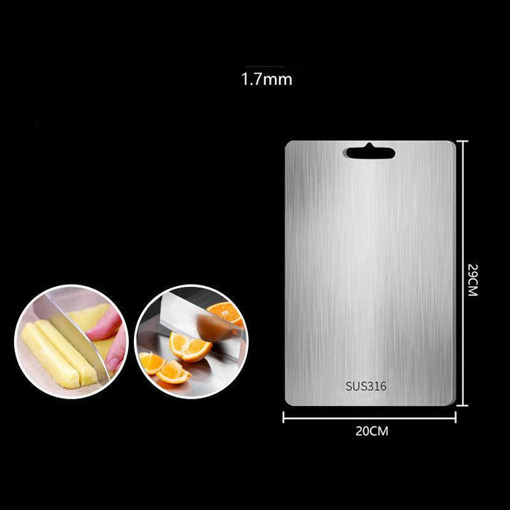 Titanium Schneidebrett, robust und hygienisch, modernes Design, antibakteriell, ideal für Küchenarbeiten, langlebig.
