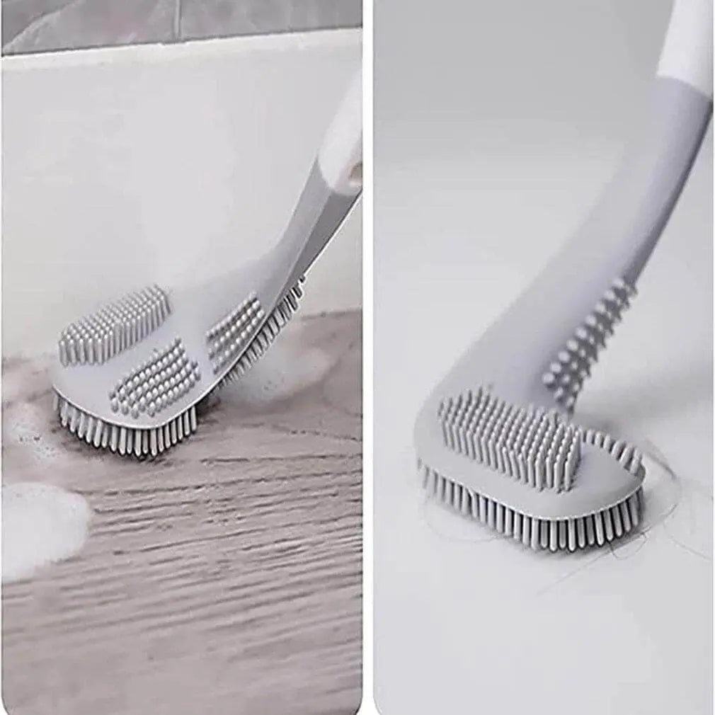 "Toilettenbürste mit Golfkopf-Design, weiß, sportliches Flair, ergonomischer Griff, robuste Borsten, Badezimmerdeko"