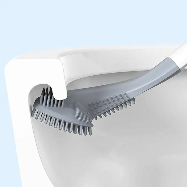 "Toilettenbürste mit Golfkopf-Design, weiß, sportliches Flair, ergonomischer Griff, robuste Borsten, Badezimmerdeko"