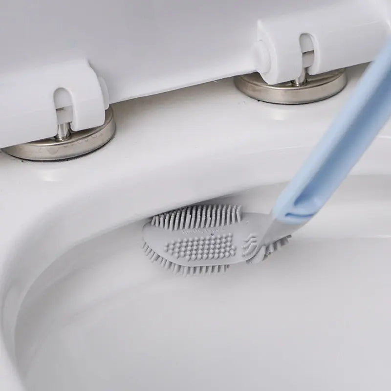 "Toilettenbürste mit Golfkopf-Design, weiß, sportliches Flair, ergonomischer Griff, robuste Borsten, Badezimmerdeko"