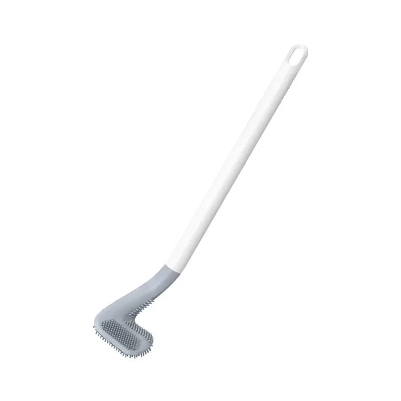 "Toilettenbürste mit Golfkopf-Design, weiß, sportliches Flair, ergonomischer Griff, robuste Borsten, Badezimmerdeko"