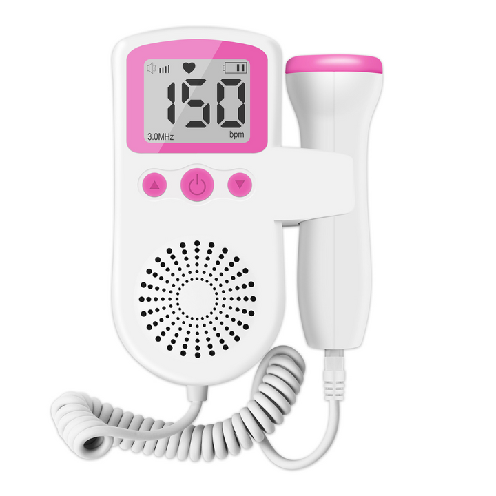 "Tragbarer Fetal-Doppler mit 3 Modi und LCD-Display für präzise Herzüberwachung während der Schwangerschaft."