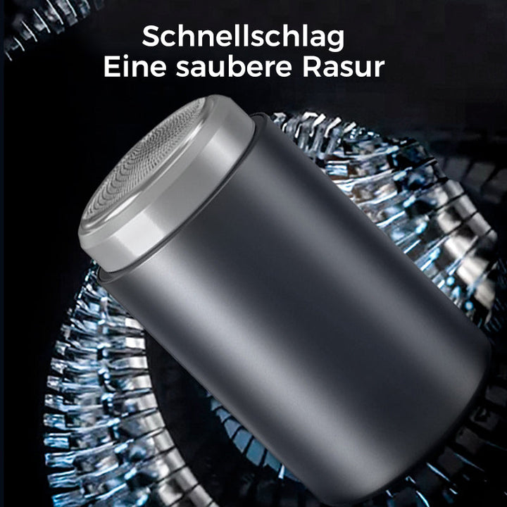 "Tragbarer Mini-Elektrorasierer für Männer, kompakt & USB aufladbar, stilvolles Design, ideal für Reisen."