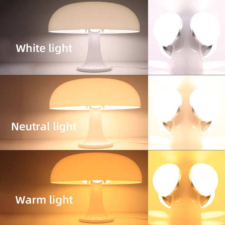 Minimalistische Tischlampe im skandinavischen Pilz-Stil
