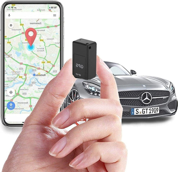 "Ultradiskreter Mini GPS-Tracker mit Magnetbefestigung und Echtzeit-Ortung für Autos, ohne Abonnement, kompakt und effektiv."