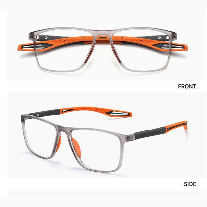 "Ultraleichte multifokale Lesebrille mit Blaulichtfilter, elegante Damenbrille in modernem Design, ideal für Alltag und Büro.