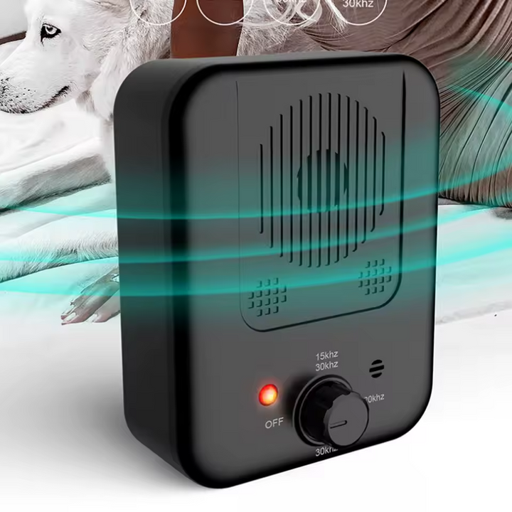 "Ultraschall-Hunde-Bellen-Stopper mit wasserdichtem Gehäuse, ideal für Innen- und Außeneinsatz, sanfte Kontrolle"