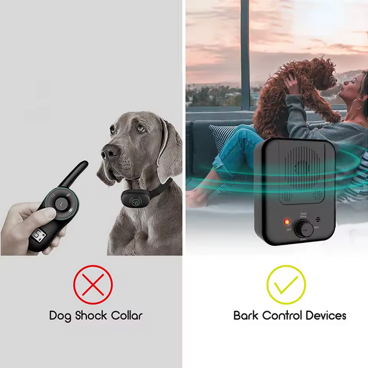 "Ultraschall-Hunde-Bellen-Stopper mit wasserdichtem Gehäuse, ideal für Innen- und Außeneinsatz, sanfte Kontrolle"