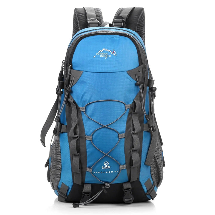 "Unisex Outdoor-Rucksack 40L, vielseitig, grün, mit verstellbaren Gurten und Taschen, ideal für Abenteuer und Camping."