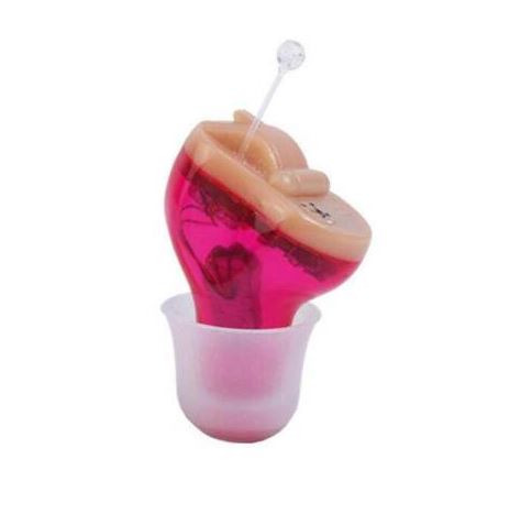 "Unsichtbare wiederaufladbare Hörgeräte mit klarem Klang, dezent im Ohr, ideal für unauffälliges Hören im Alltag."