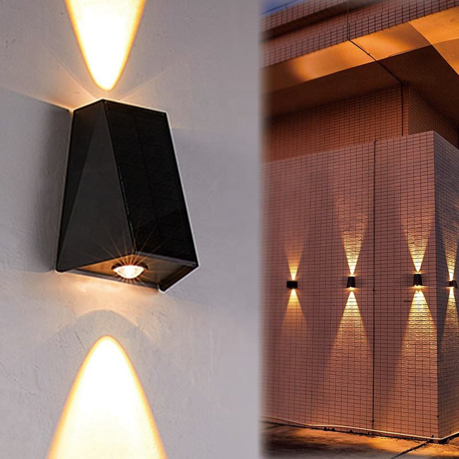 LED-Solar-Wandleuchte für Außenbereiche