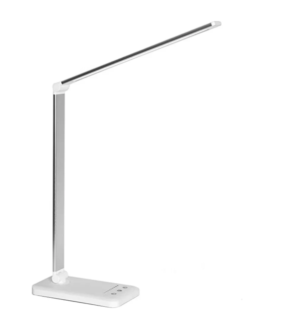 "Verstellbare LED-Tischlampe mit USB, modernes Design, flexible Beleuchtung, energieeffizient, ideal für Büro & Schlafzimmer"