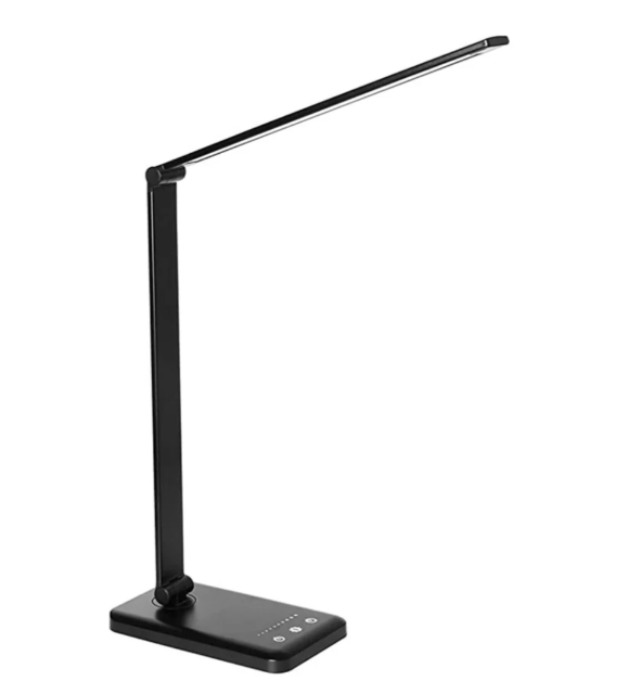 "Verstellbare LED-Tischlampe mit USB, modernes Design, flexible Beleuchtung, energieeffizient, ideal für Büro & Schlafzimmer"