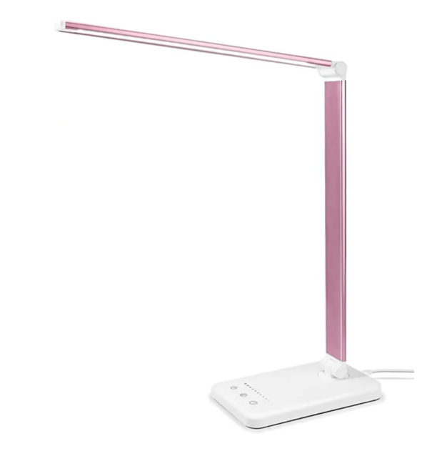"Verstellbare LED-Tischlampe mit USB, modernes Design, flexible Beleuchtung, energieeffizient, ideal für Büro & Schlafzimmer"