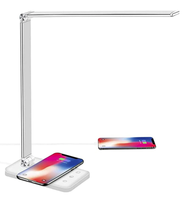 "Verstellbare LED-Tischlampe mit USB, modernes Design, flexible Beleuchtung, energieeffizient, ideal für Büro & Schlafzimmer"
