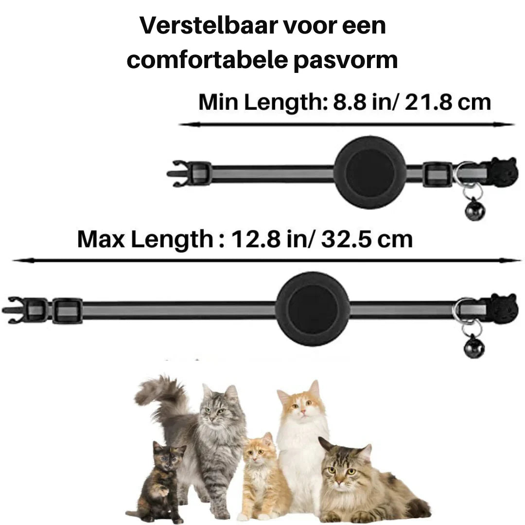 "Verstellbares Katzenhalsband mit Sicherheitsclip, verschiedene Farben, hautfreundlich, stilvolles Design, komfortabel"
