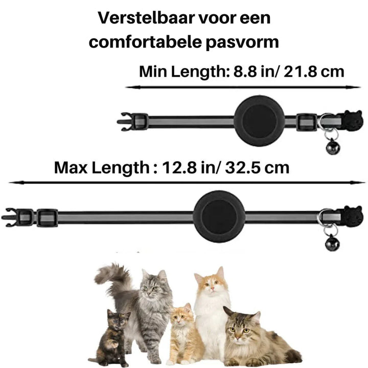 "Verstellbares Katzenhalsband mit Sicherheitsclip, verschiedene Farben, hautfreundlich, stilvolles Design, komfortabel"