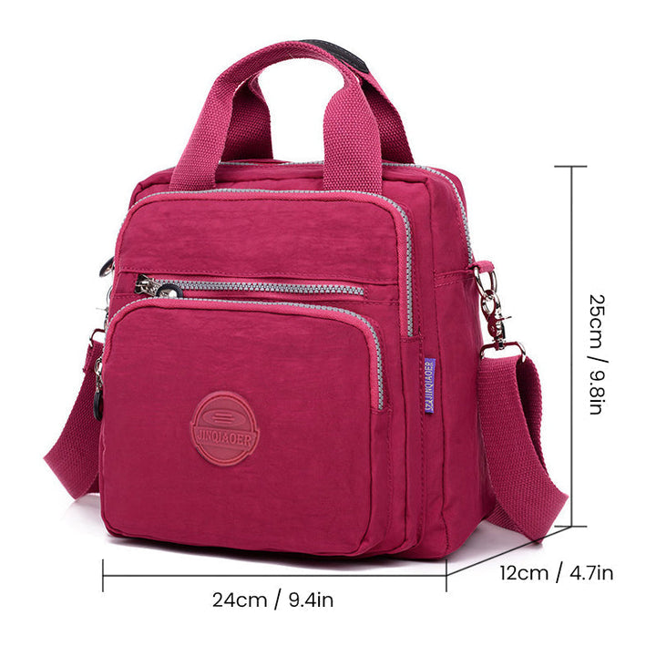 Vielseitige 3-in-1 wasserdichte Damen Crossbody Tasche, elegant, geräumig und schützend, ideal für stilvolle Frauen.