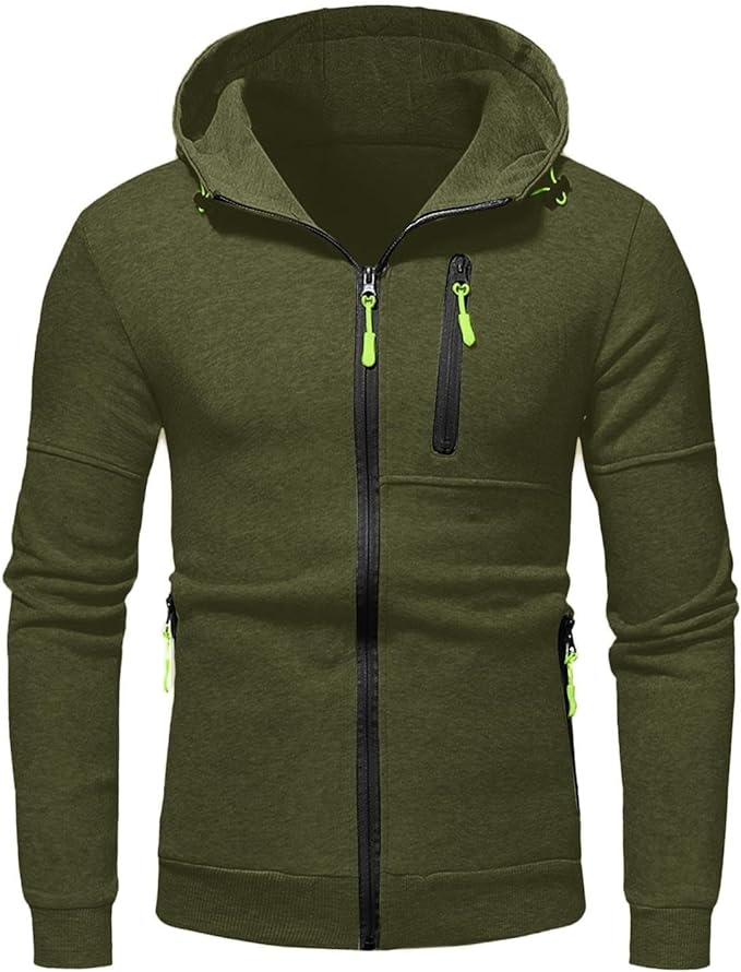 "Vielseitige Herren Outdoor Strickjacke, grau, mit robustem Strickmaterial, elegantes Design, perfekte Passform, praktisch."