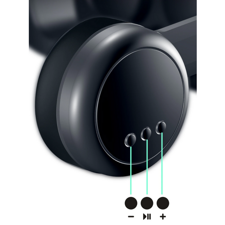 "VR Brille mit 3D-Audio, verstellbaren Gläsern und HD-Display auf weißem Hintergrund."