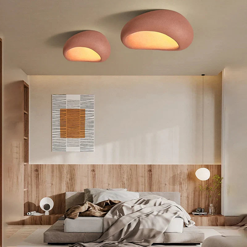 Wabi-Sabi-Deckenleuchte für stilvolles Ambiente