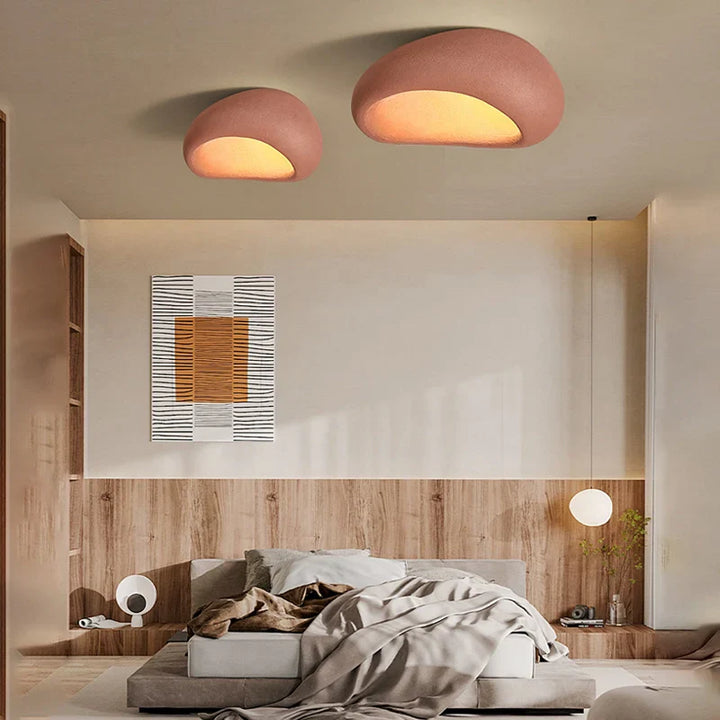 Wabi-Sabi-Deckenleuchte für stilvolles Ambiente