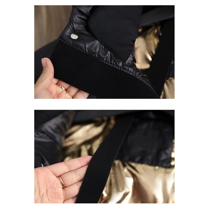 Wasserdichte Damen-Daunenjacke in elegantem Design, warm und komfortabel, ideal für Winterwetter.